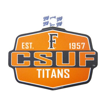 Orange CSUF Decal